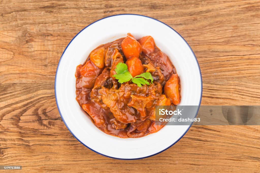 Stewed Beef Tail with Carrots and Potatoes